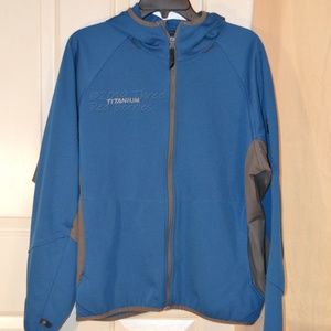 Columbia Titanium Interchange Full Zip Hoodie Lg